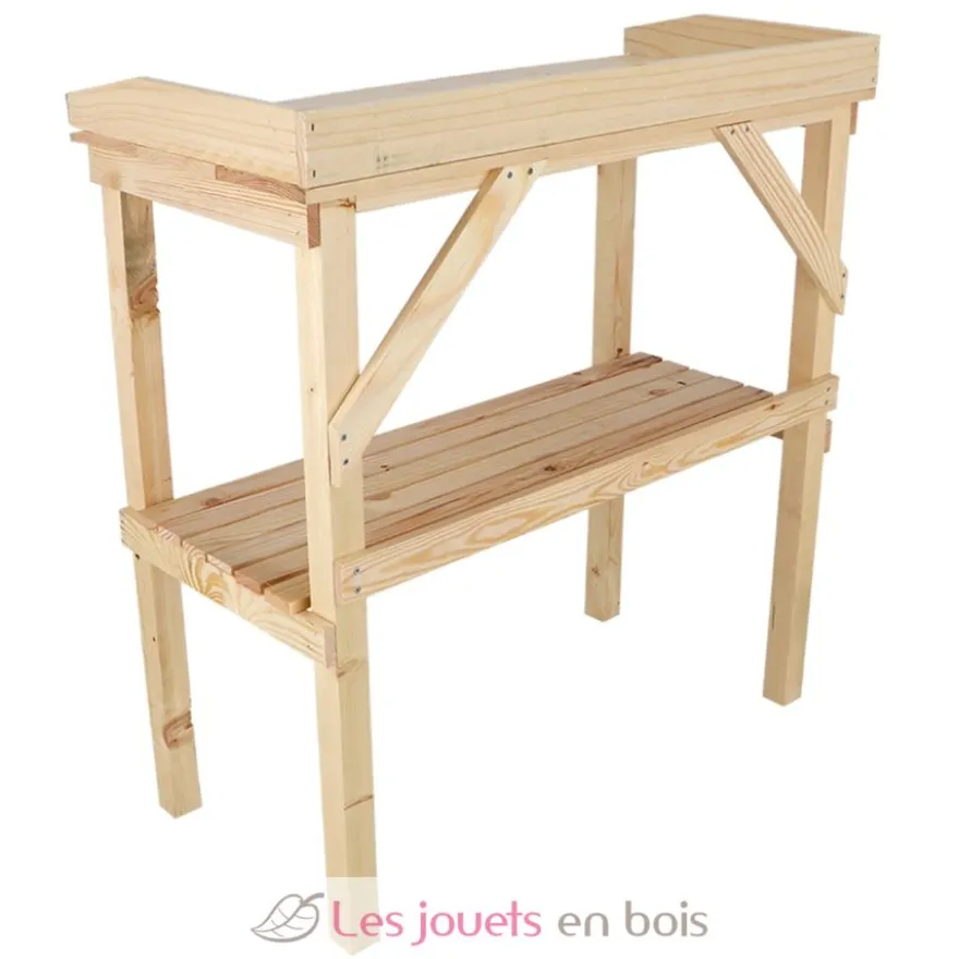 Table à rempoter en bois naturel - Esschert Design