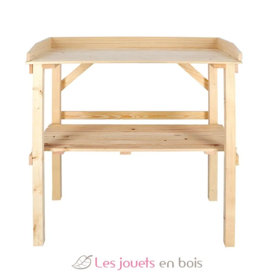 Table à rempoter en bois naturel - Esschert Design