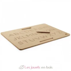 Tablette écriture majuscules scripts Montessori - Mazafran
