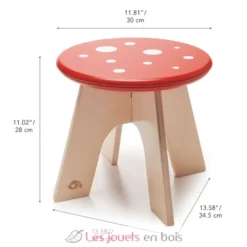 Tabouret Champignon - Tender Leaf Toys