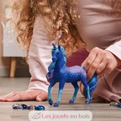 Étalon Licorne arc en ciel Galaxy violet - Schleich