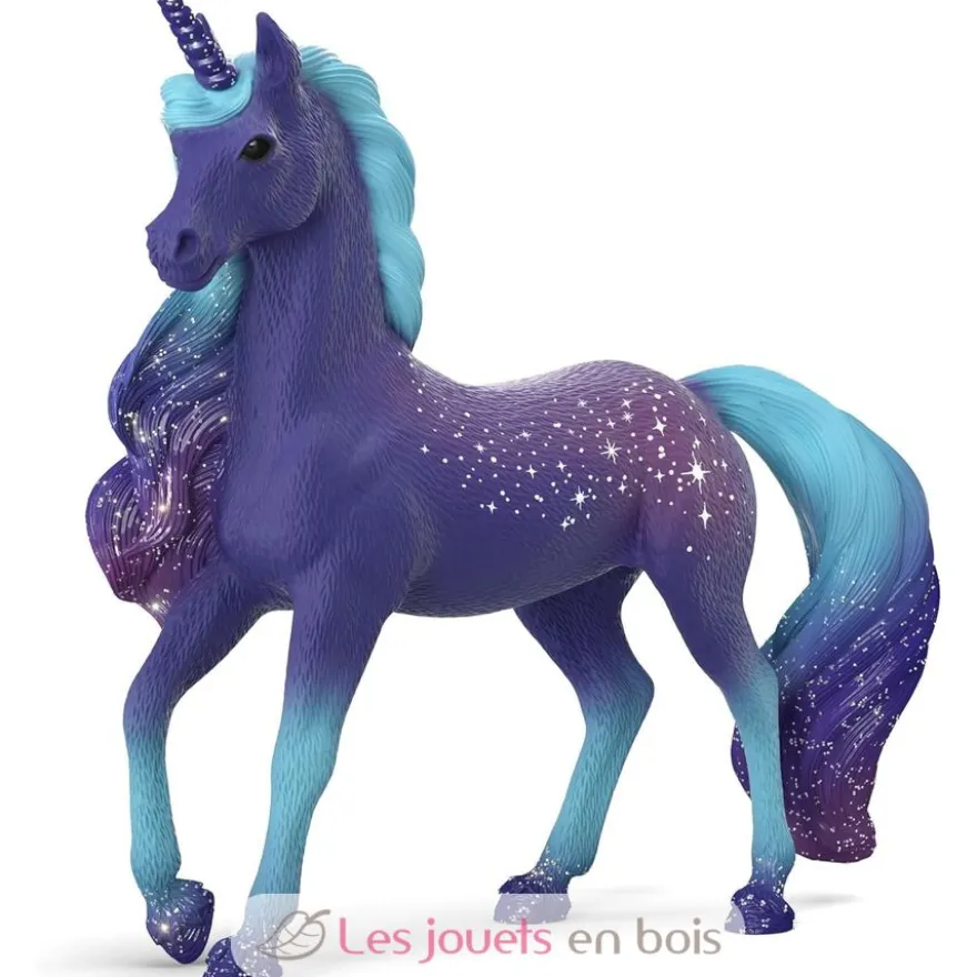 Étalon Licorne arc en ciel Galaxy violet - Schleich