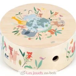 Tambour animaux du monde Sarah Betz - Vilac