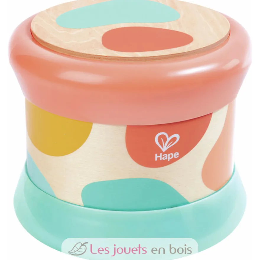 Tambour de bébé turquoise - De 6 à 36 mois - Hape