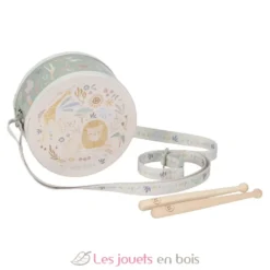 Tambour en bois Safari Friends - Little Dutch