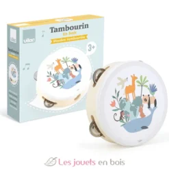 Tambourin animaux du monde Sarah Betz - Vilac