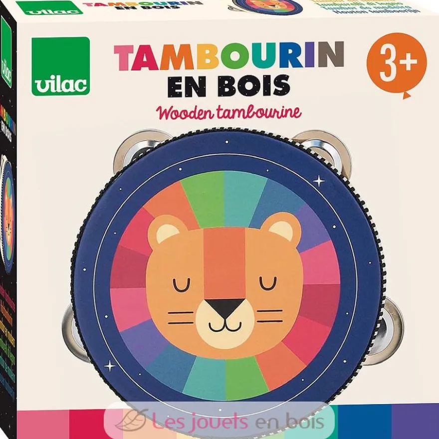 Tambourin arc-en-ciel Andy Westface - Vilac