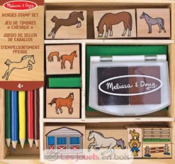Tampons encreurs Chevaux - Melissa & Doug