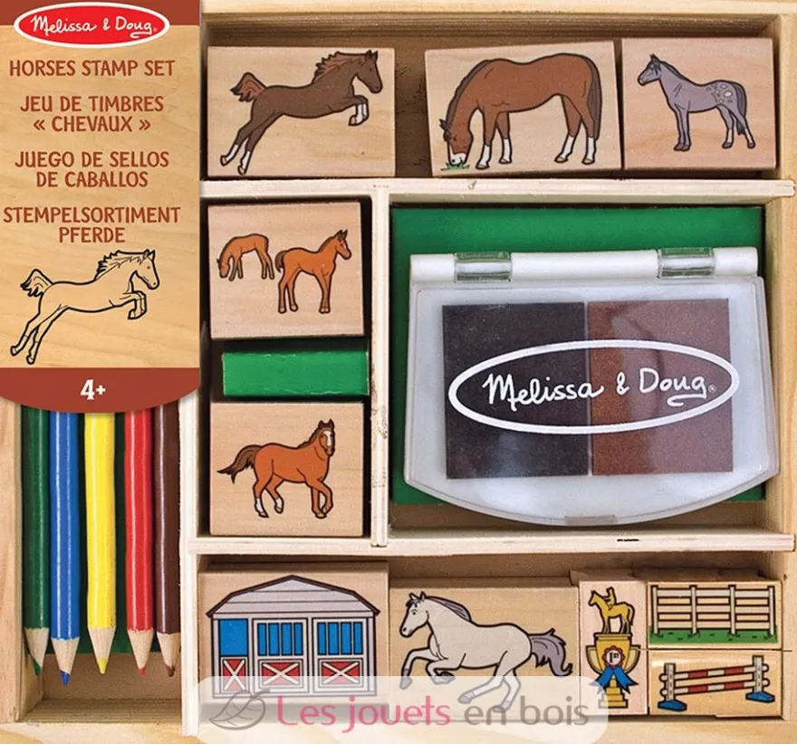 Tampons encreurs Chevaux - Melissa & Doug