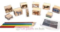 Tampons encreurs Chevaux - Melissa & Doug