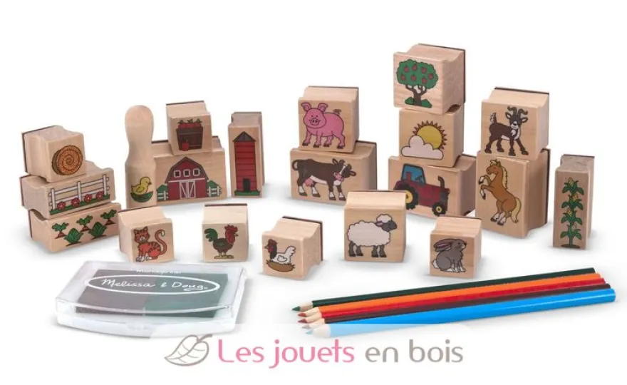Tampons encreurs - La Ferme - Melissa & Doug