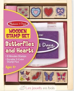 Tampons Papillons et Coeurs - Melissa & Doug