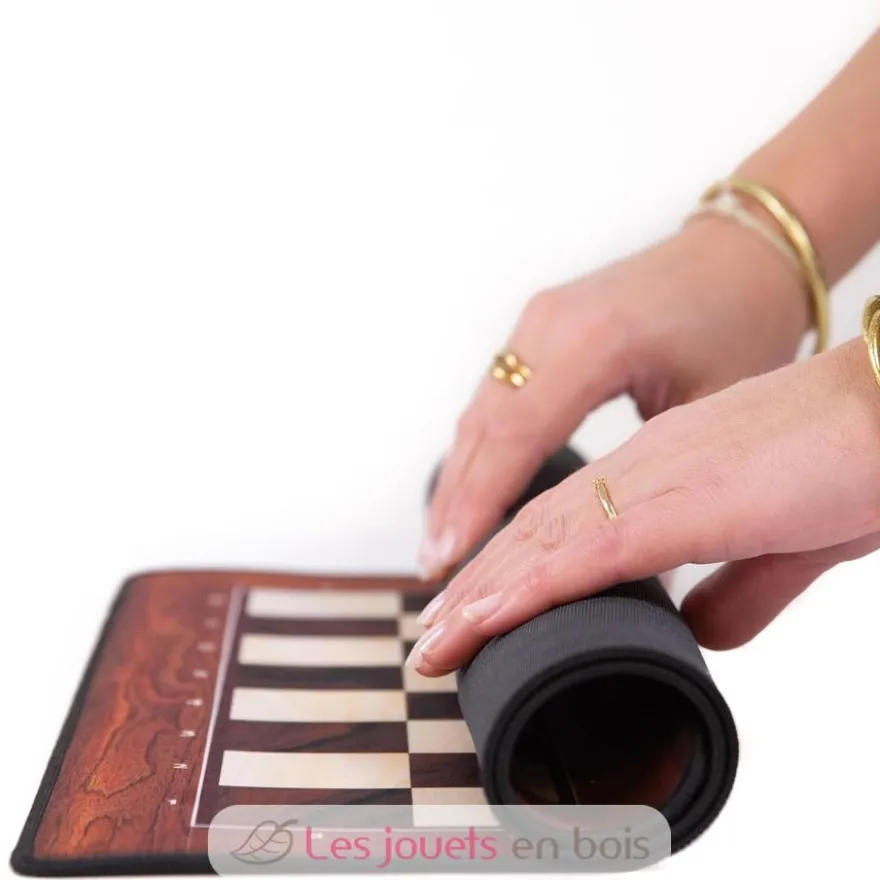 Tapis d'échecs en néoprène 50 cm - Wilson Jeux