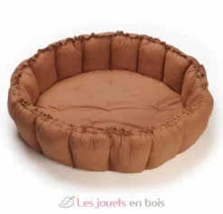 Tapis de jeu bébé coton bio Bloom Tawny Brown - Play and Go