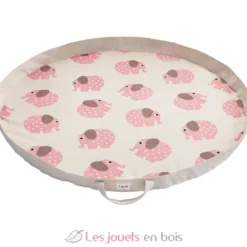 Tapis de jeu éléphant rose - 3 Sprouts