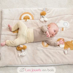 Tapis de jeu rectangulaire Charlie - Nattou