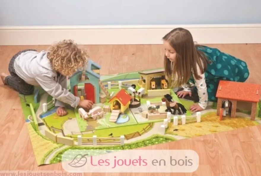Tapis de jeux ferme haras - Le Toy Van