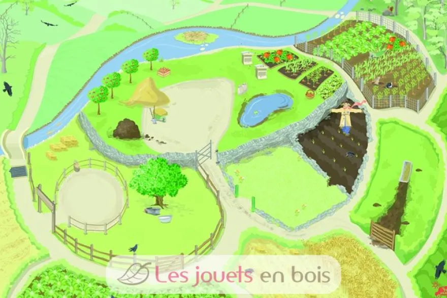 Tapis de jeux ferme haras - Le Toy Van