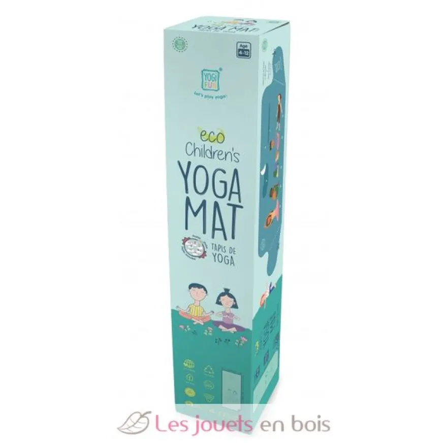 Tapis de yoga enfant vert Buki