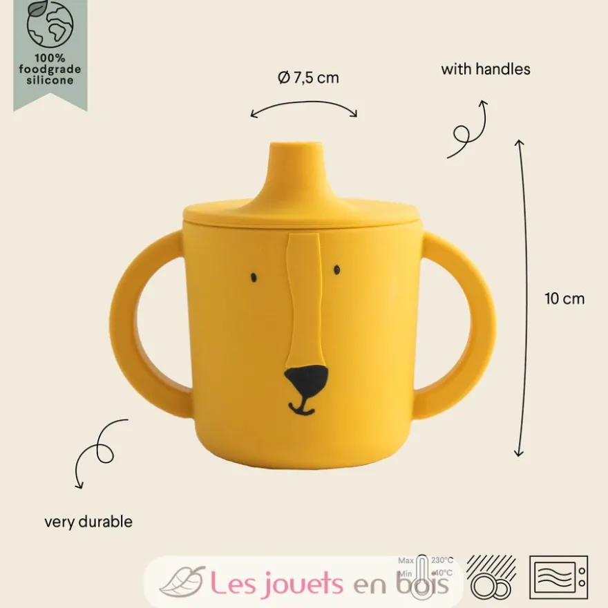 Tasse d'apprentissage en silicone Mr Lion - Trixie
