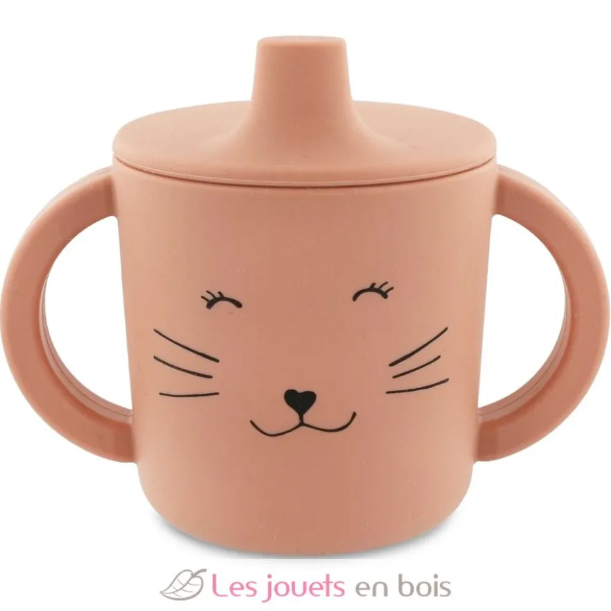 Tasse d'apprentissage en silicone Mrs Cat - Trixie