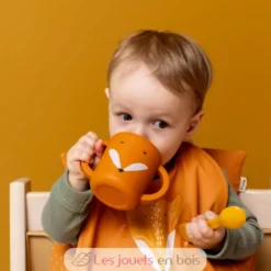 Tasse d'apprentissage en silicone Mr Fox - Trixie