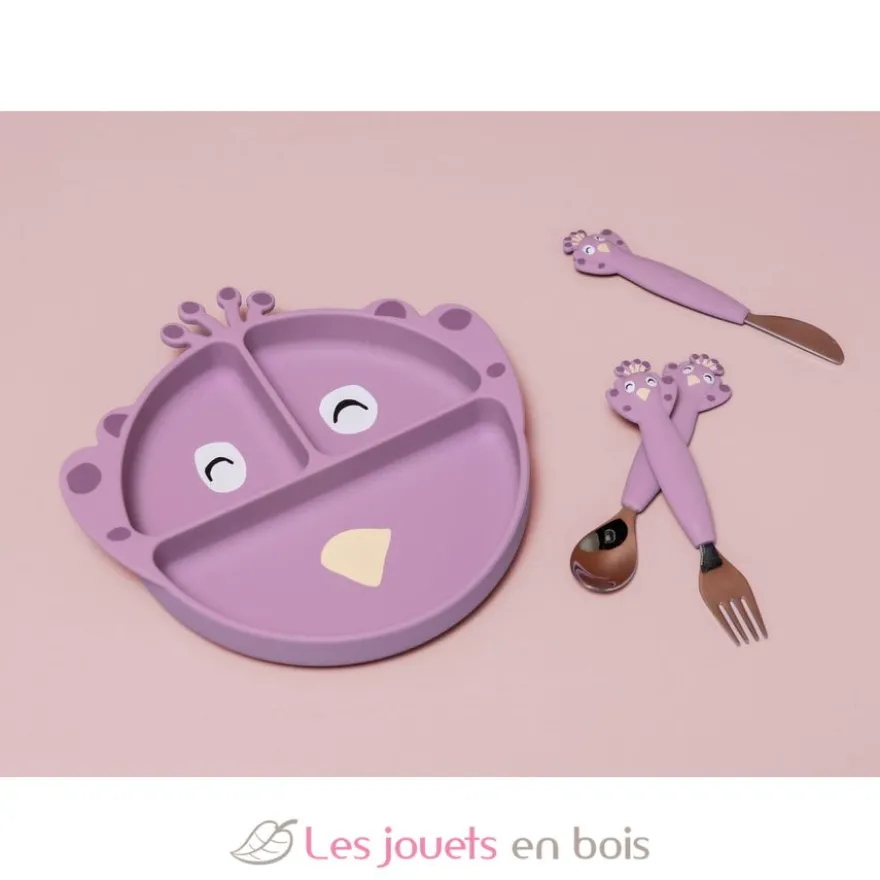 Tasse d'apprentissage en silicone Mrs Peacock - Trixie