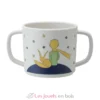 Tasse deux anses avec bec amovible Le Petit Prince blanc - Petit Jour
