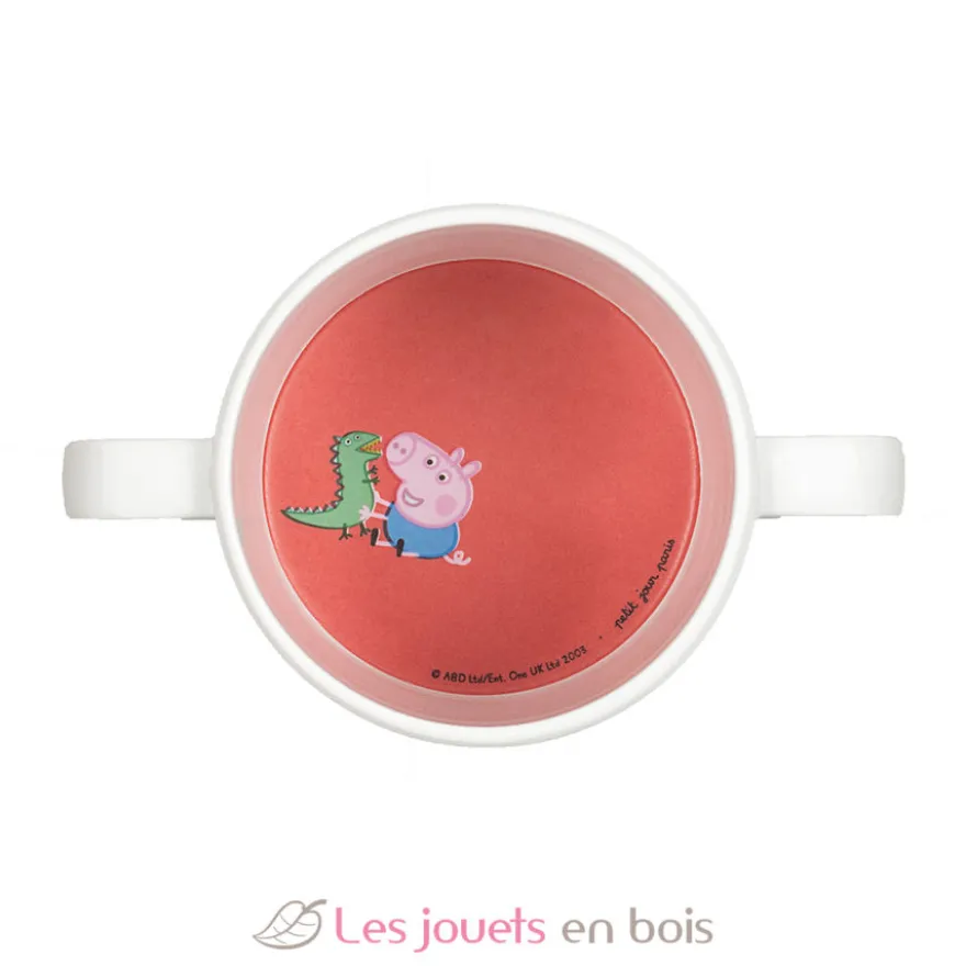 Tasse deux anses avec bec amovible Elmer bleu - Petit Jour