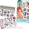 75 Tattoos lavables Colorés - Buki France