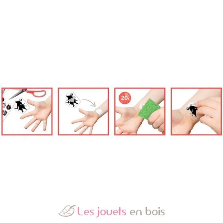 75 Tattoos lavables Manga Kawaï - Buki France