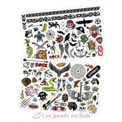 75 Tattoos lavables Rock - Buki France