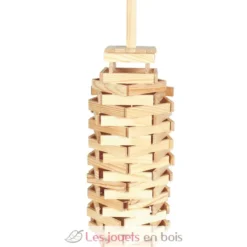Tecap Classic 100 pièces - Planchettes de construction en bois - Jeujura