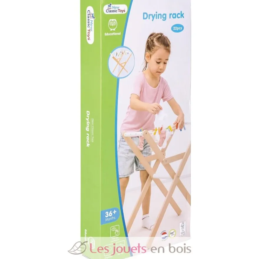 Étendoir à linge en bois - New Classic Toys