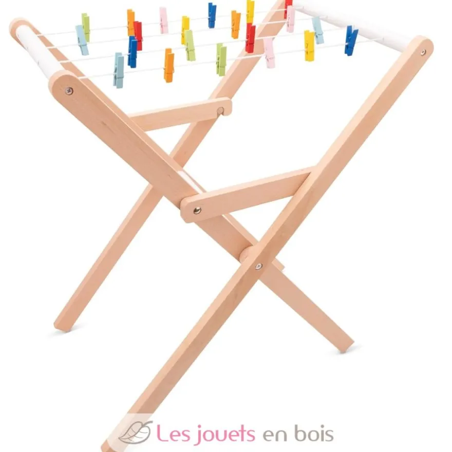 Étendoir à linge en bois - New Classic Toys