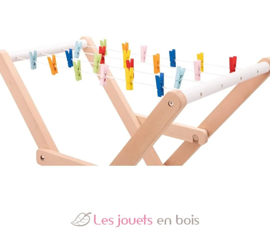 Étendoir à linge en bois - New Classic Toys