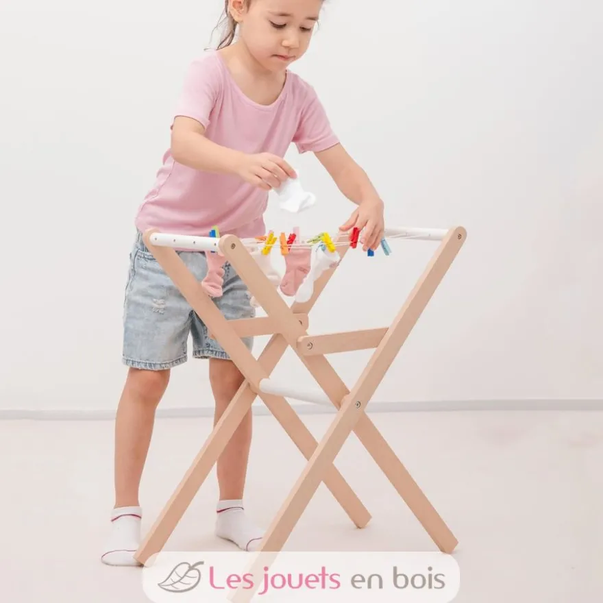 Étendoir à linge en bois - New Classic Toys
