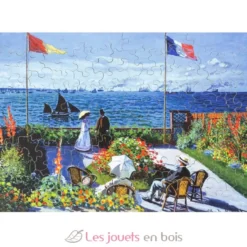 Terrasse à Sainte-Adresse de Monet - Puzzle Michèle Wilson