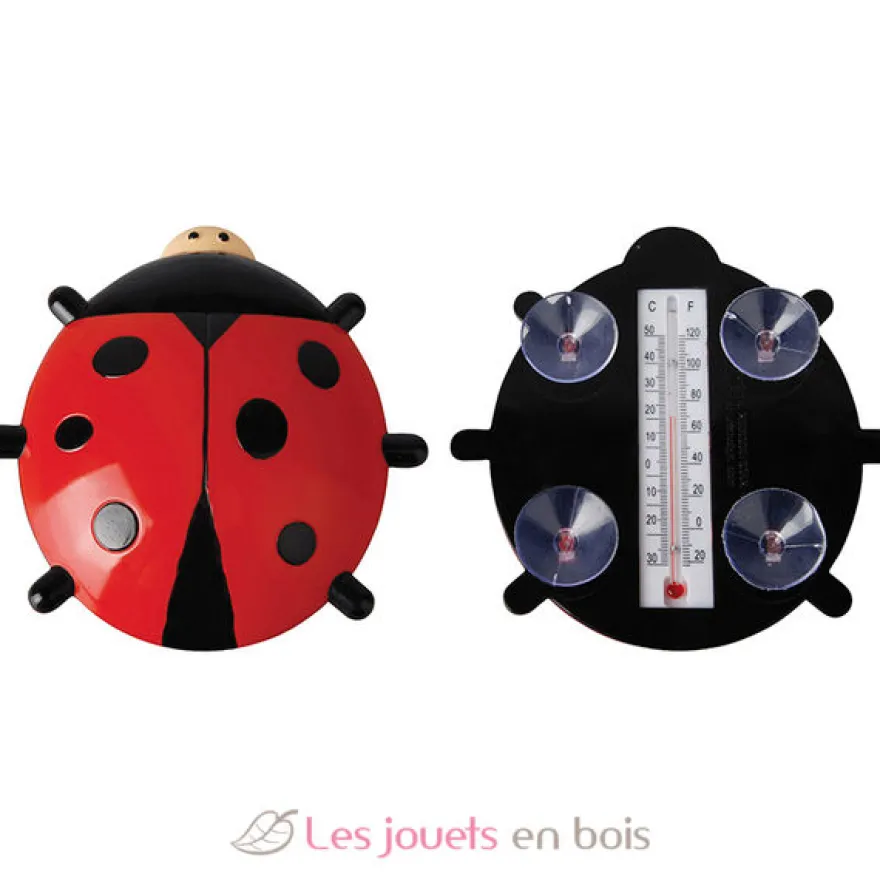 Thermomètre de fenêtre coccinelle - Esschert Design