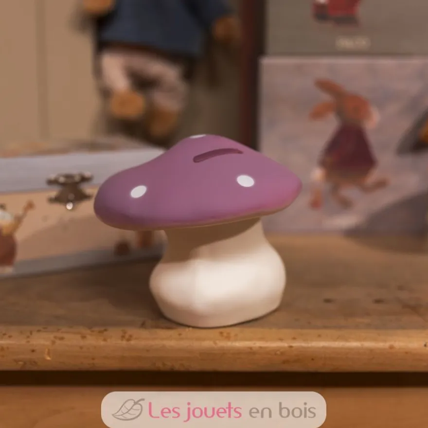 Tirelire Champignon lila - Egmont Toys