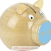 Tirelire Cochon - Bleue - Vilac