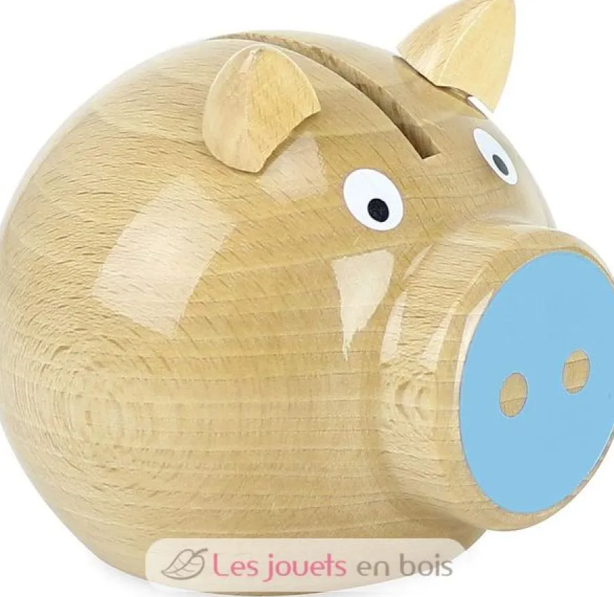 Tirelire Cochon - Bleue - Vilac