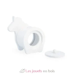 Tirelire licorne en bois blanche - Janod
