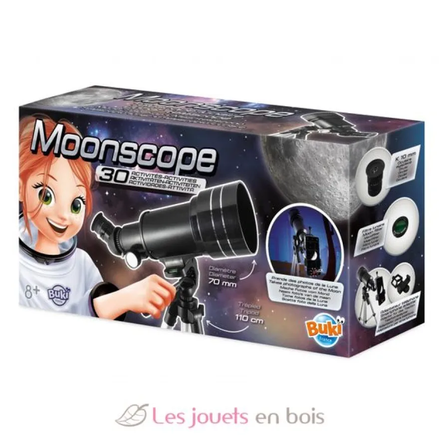 Télescope lunaire 30 activités - Buki France