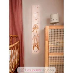 Toise en bois Ours naturel - Fabrication française - Maïlou Tradition