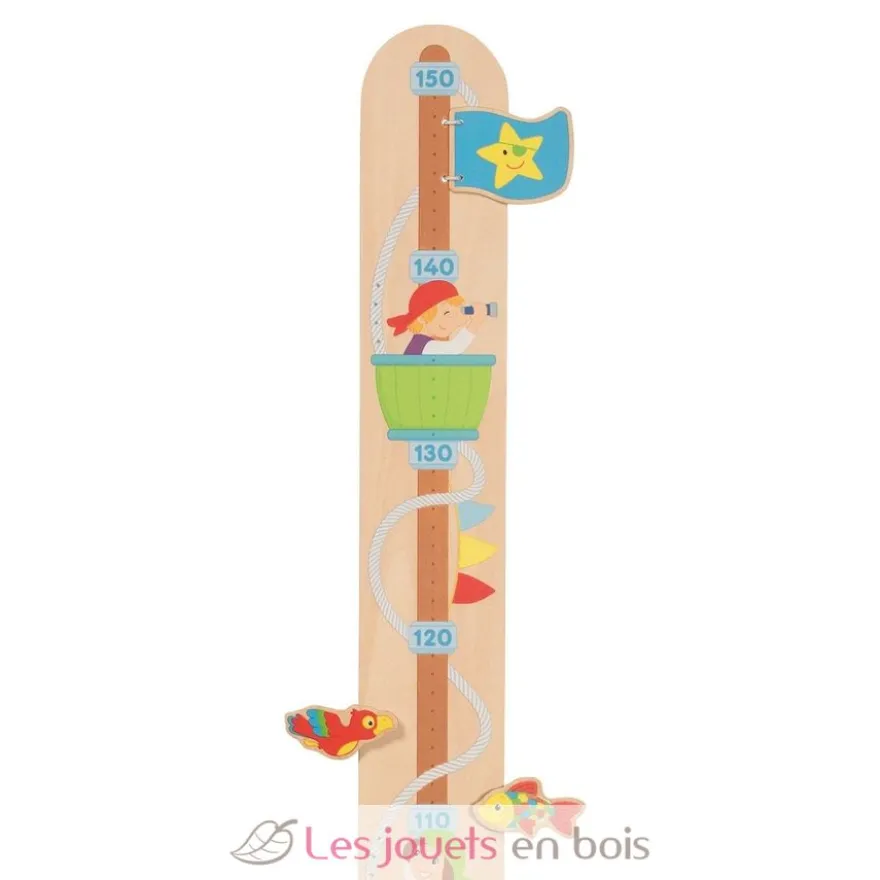 Toise pirates en bois - Goki