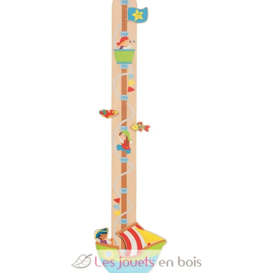 Toise pirates en bois - Goki