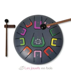 Tongue Drum 11 notes gris anthracite - Tambú
