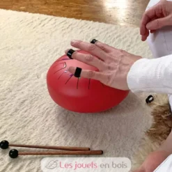 Tongue Drum 11 notes rouge - Tambú