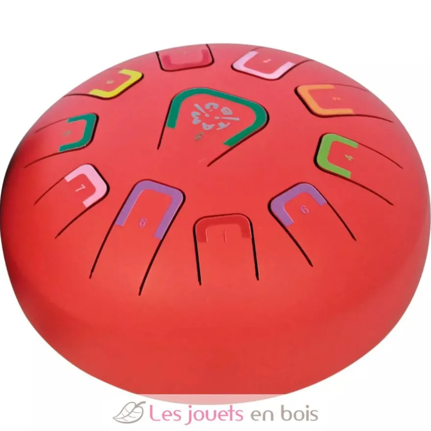 Tongue Drum 11 notes rouge - Tambú